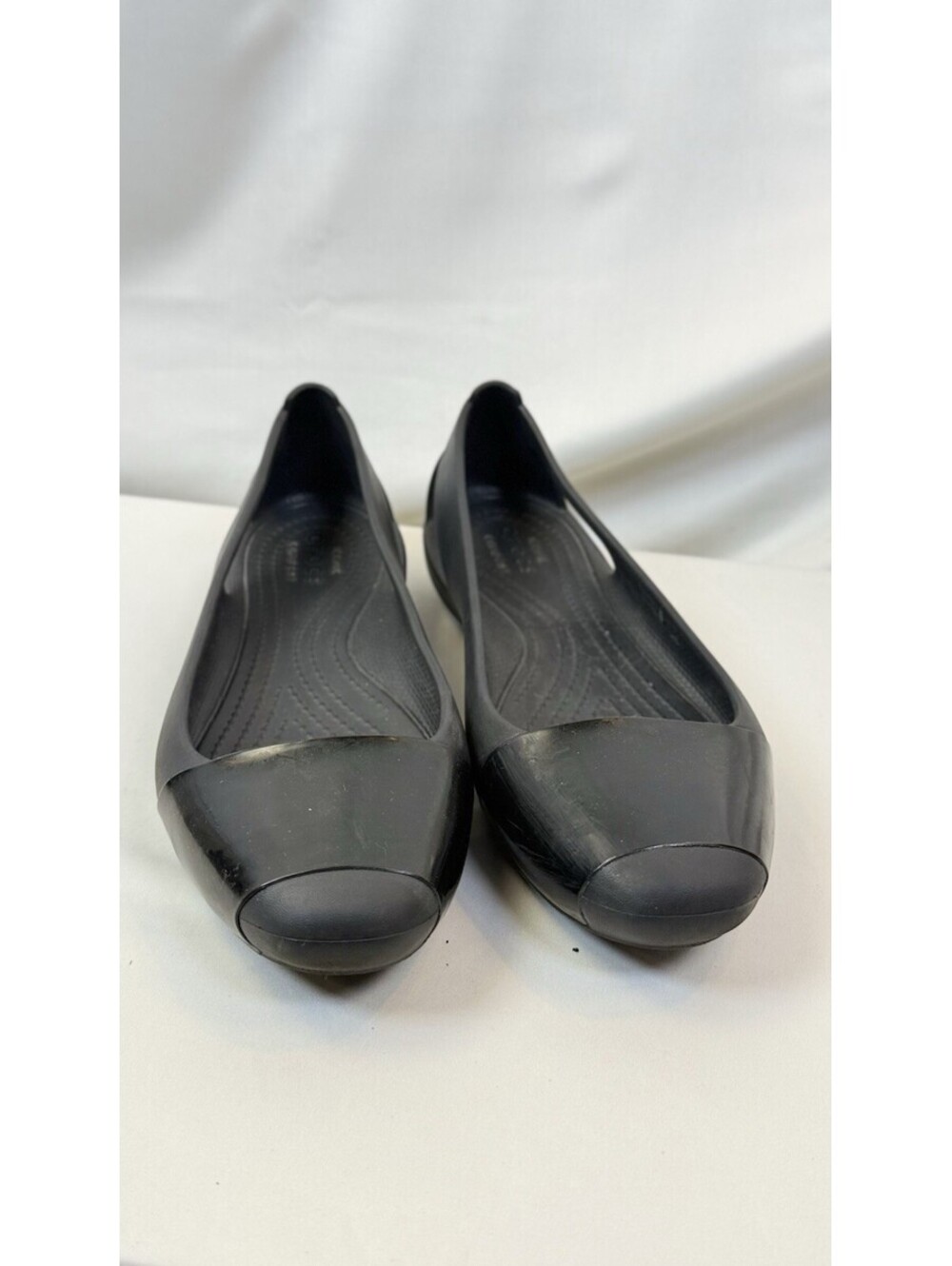 Crocs Sienna Iconic Comfort Pre-owned  Flats Black Women's Size 7 Classic